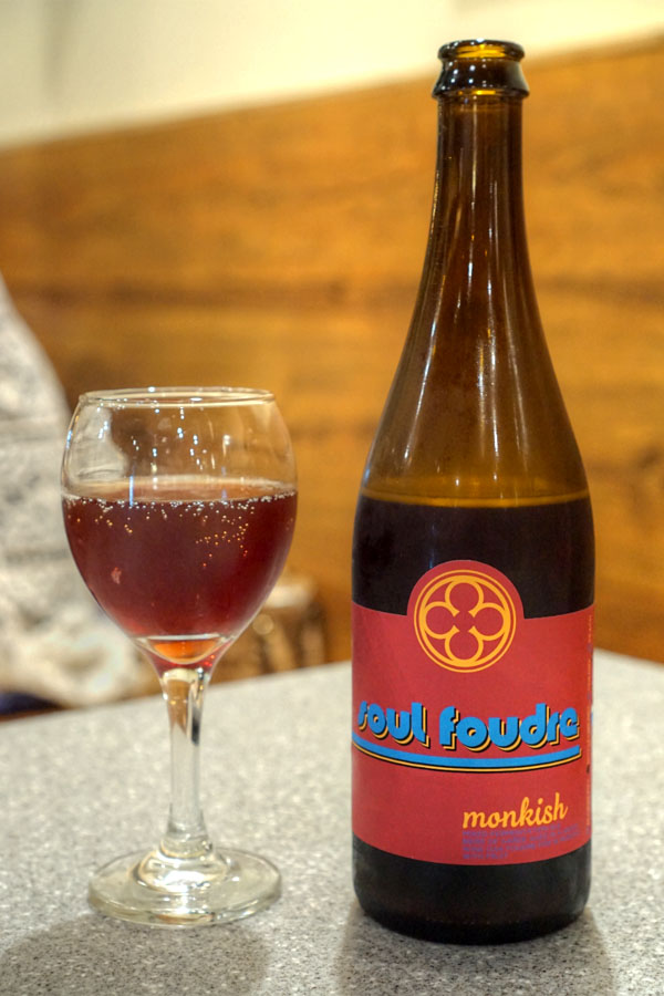 2016 Monkish Soul Foudre with Boysenberries