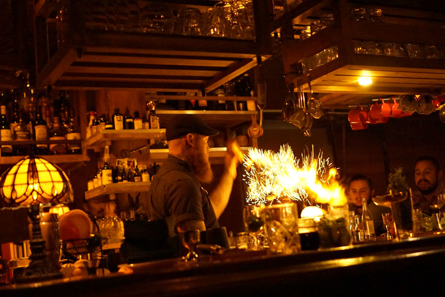 Cocktail Bar Pyrotechnics