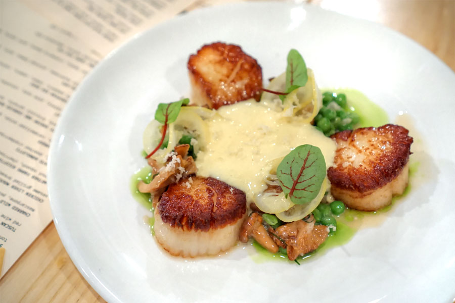 Seared Atlantic Sea Scallops