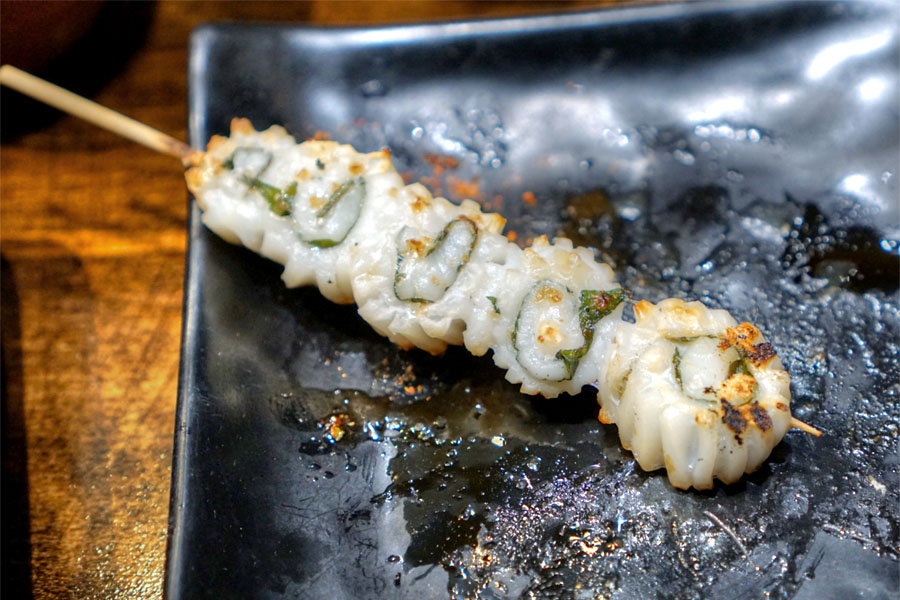 Squid w/ Shiso Leaf