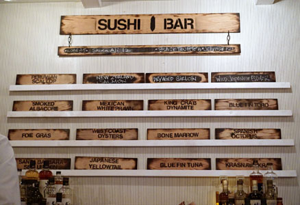 Sushi|Bar Menu