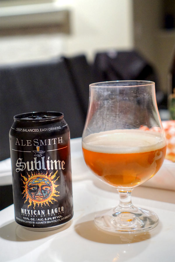 2017 AleSmith Sublime Mexican Lager