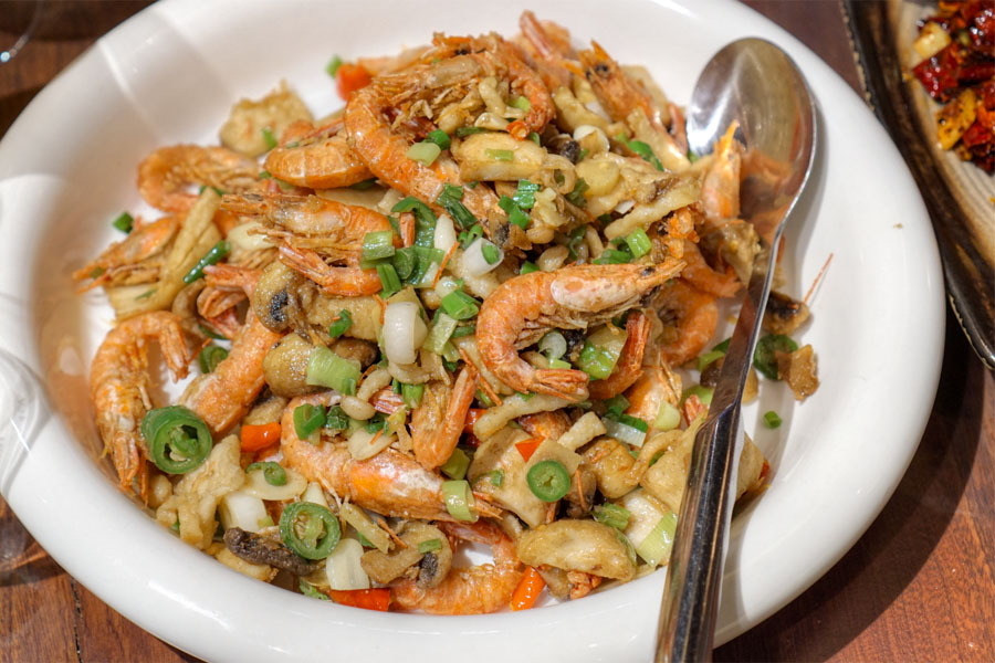 Sauteed Shrimp With Oyster Mushroom