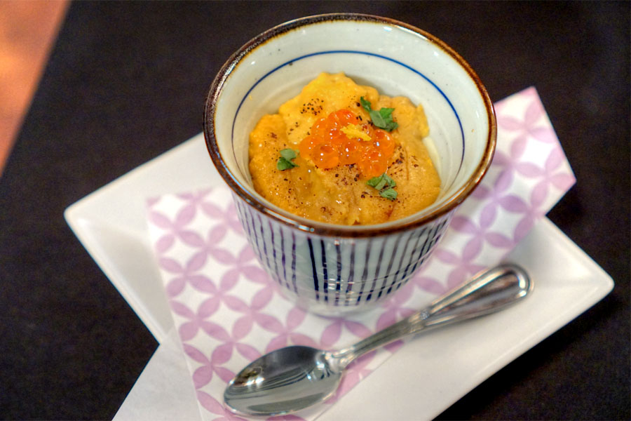 Uni Steamed Egg Custard