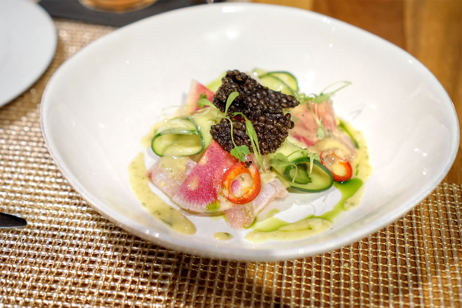 Hamachi Crudo