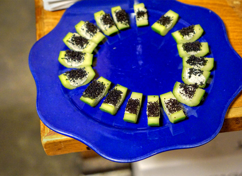 Cucumber with Caviar