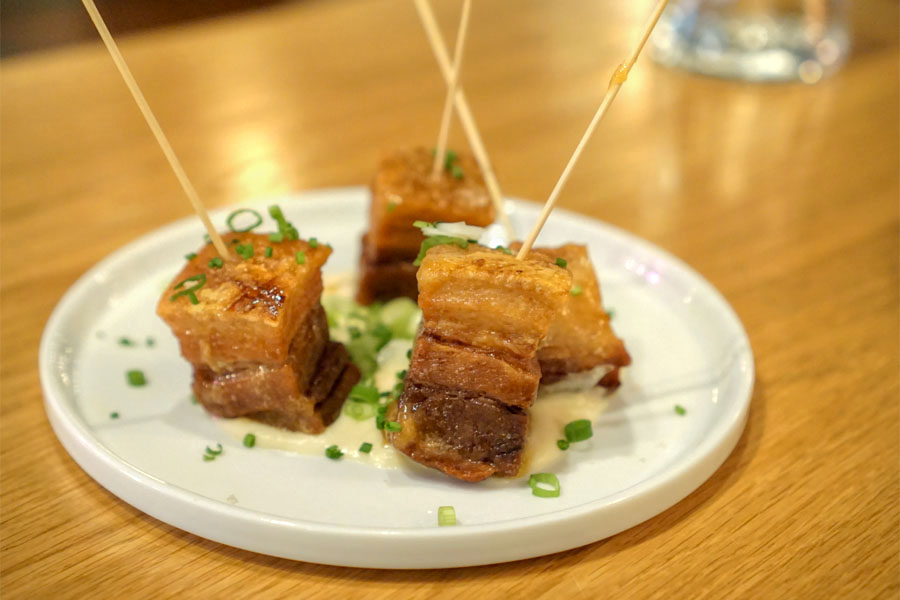 Pork Belly Lollipops