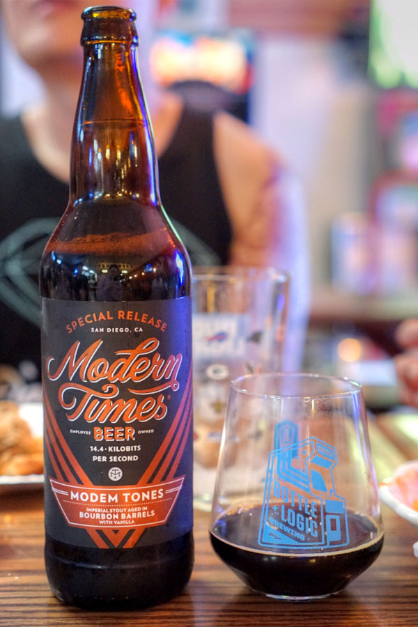 2018 Modern Times Modem Tones Aged in Bourbon Barrels with Vanilla