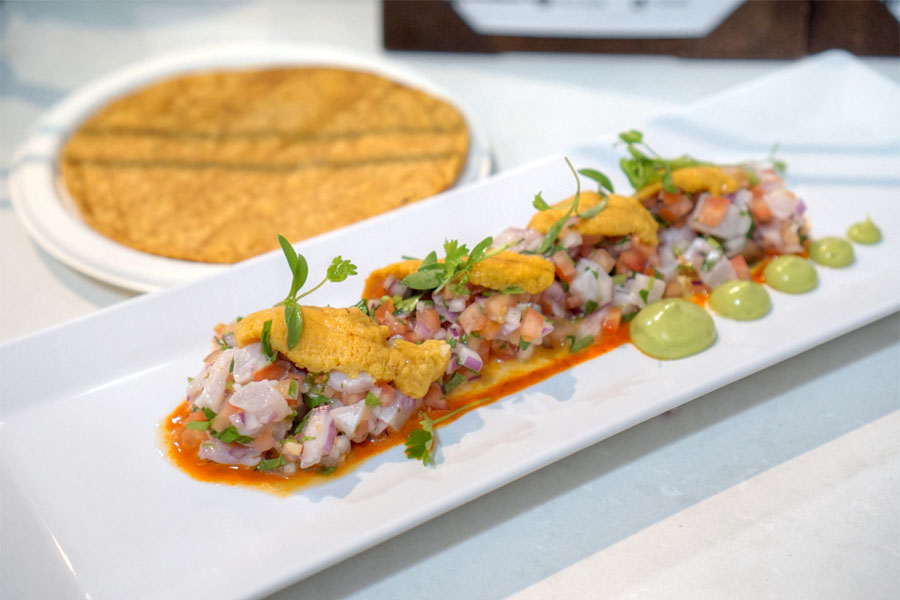 Kanpachi & Uni Ceviche