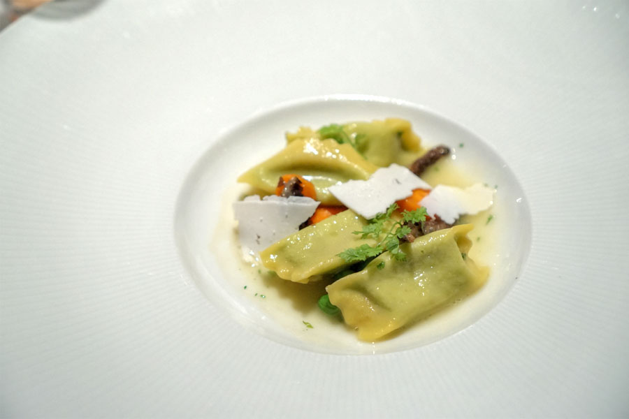 Spring Pea Agnolotti