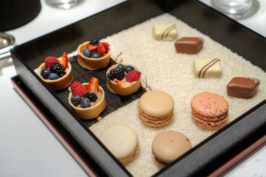 Macarons, Fruit Tarts, Bonbons