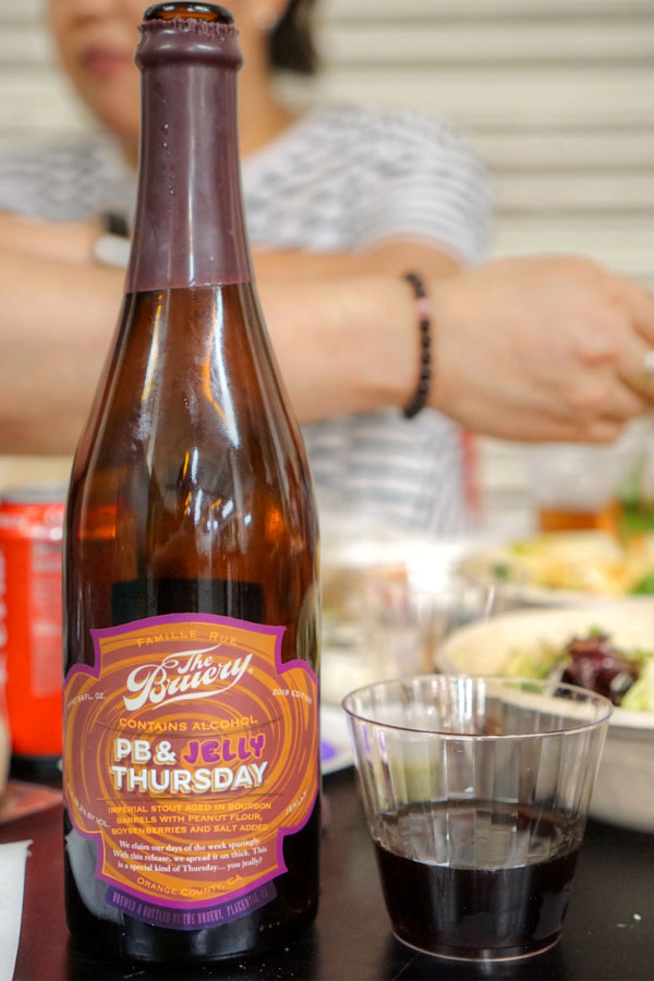 2018 The Bruery PB & Jelly Thursday