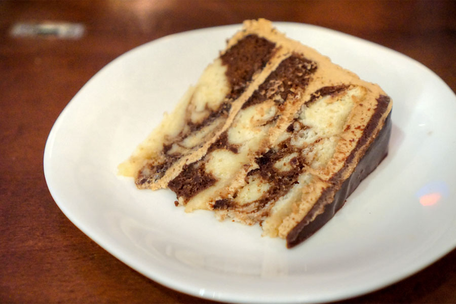 White Russian Cake (Sliced)