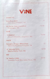 Broken Shaker Wine List