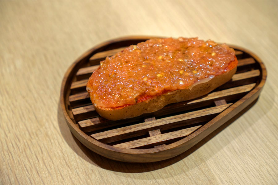 pan con tomate y jamón
