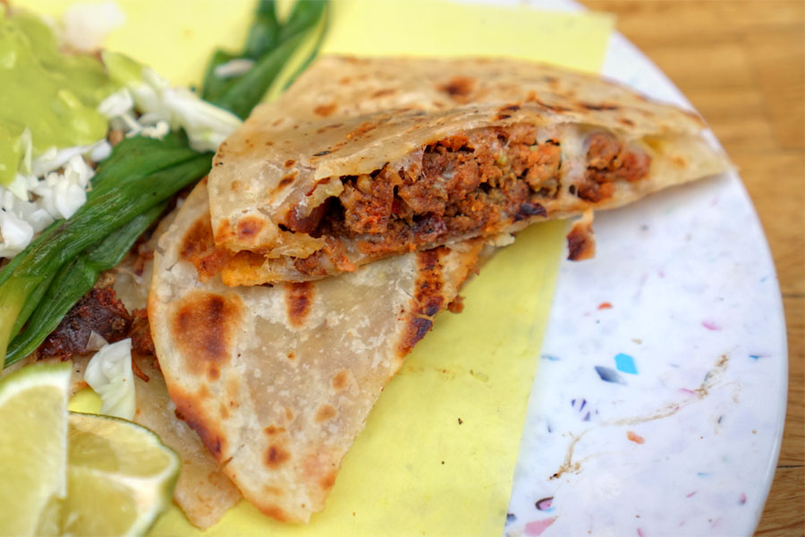 Chorizo Estilo Sonora Quesadilla