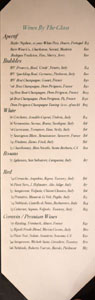 Masseria Wines by the Glass List