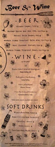 Lono Beer & Wine List