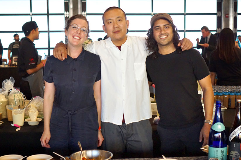 Courtney Kaplan, Charles Namba and Tsubaki Team