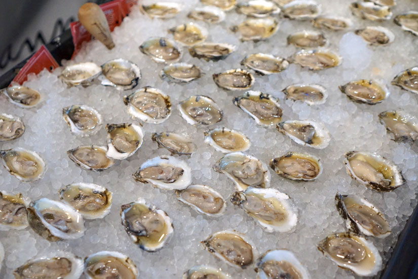 Rappahannock River Oysters with Kimchi Mignonette and Awesome Sauce