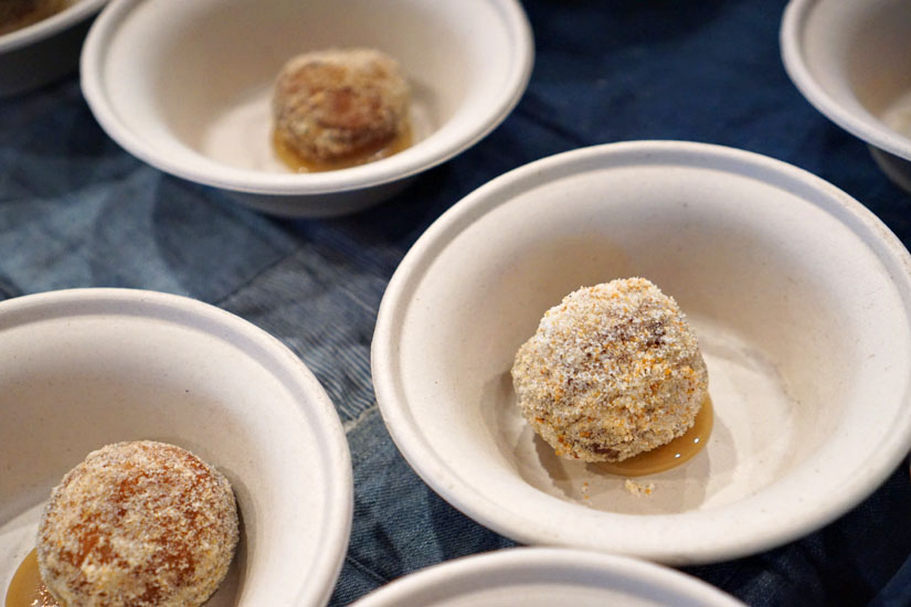 Miso Donuts with Honey Caramel