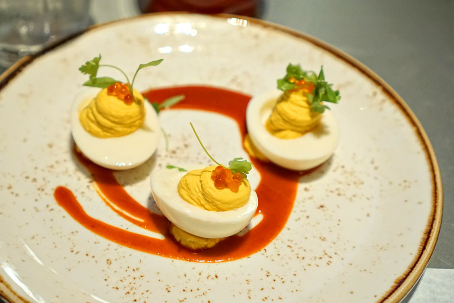 deviled eggs