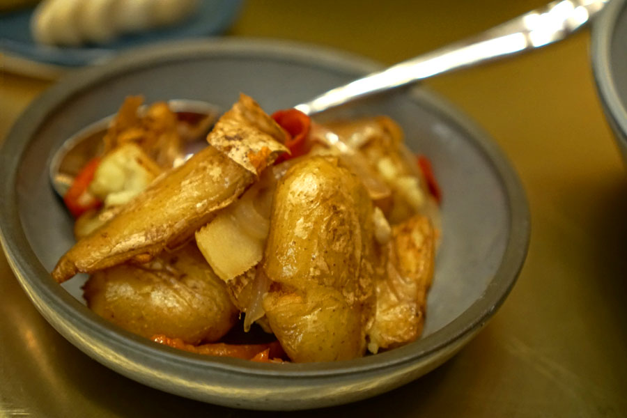 Fried Pickled Potatoes