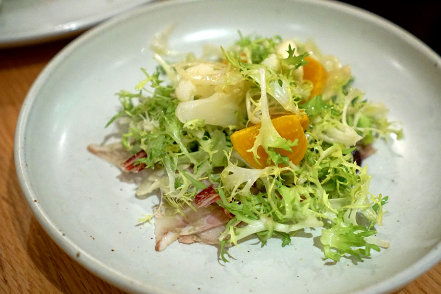 Pigs foot & vegetable salad