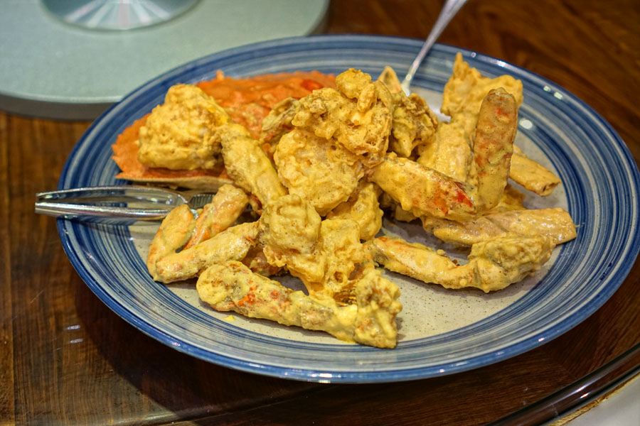 Baked Golden Dungeness Crab with Pumpkin