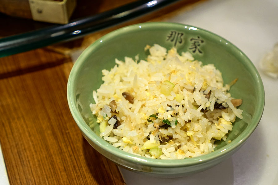 Shrimp Fried Rice with Bonito