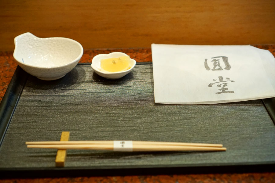 Tempura Endo Place Setting