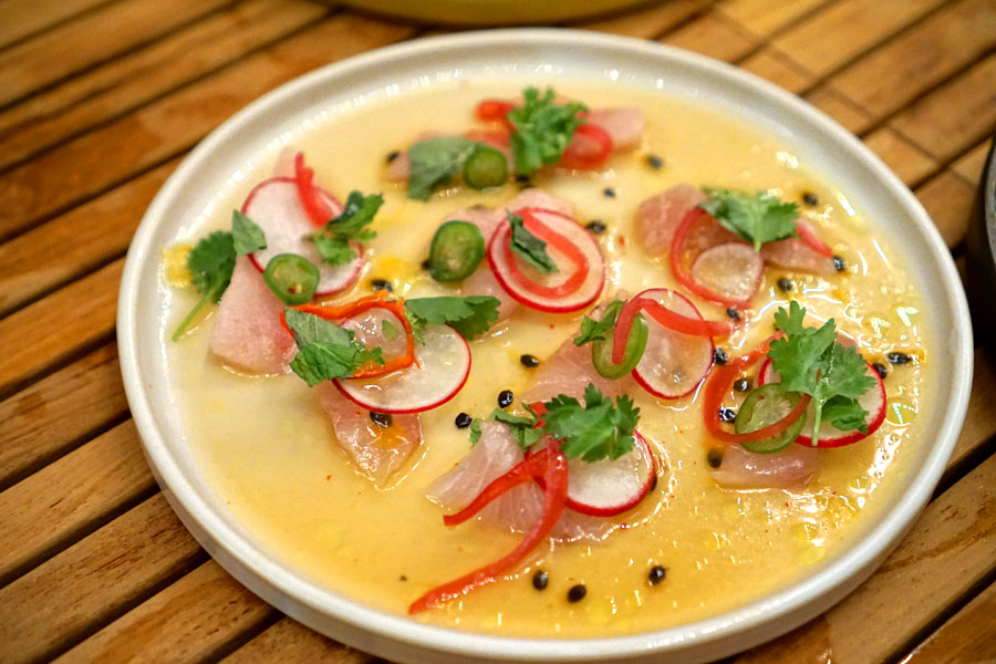 Hawaiian Hamachi Crudo