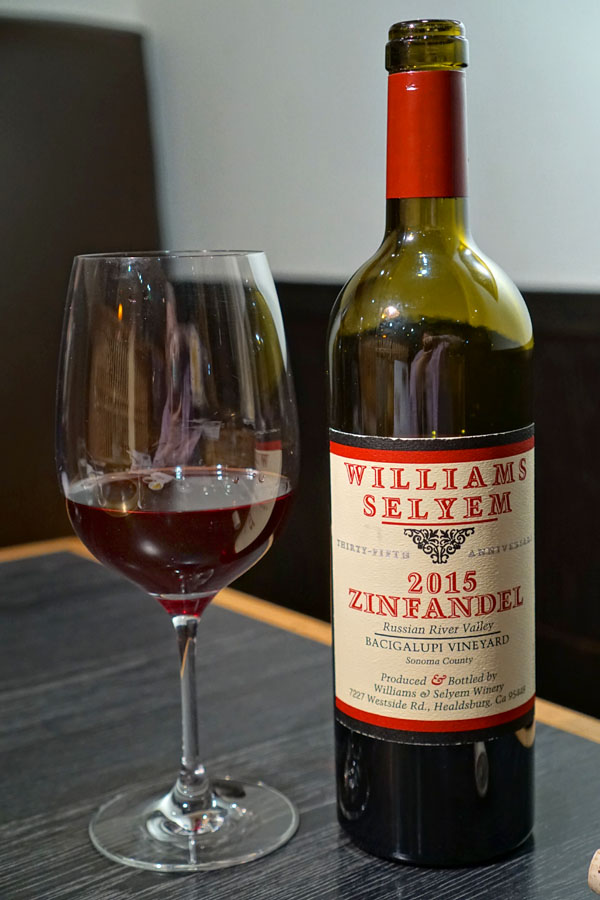 2015 Williams Selyem Zinfandel Bacigalupi Vineyard