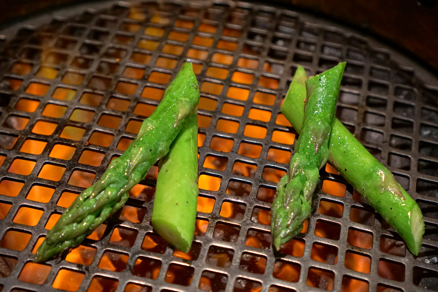 Garlic Asparagus (Cooking)