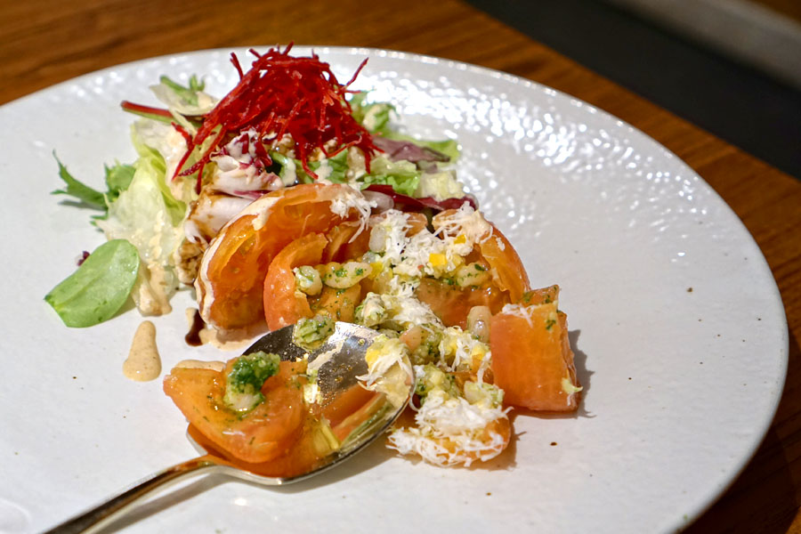 Tomato Seafood Salad / Tongtomato Haemul Saelleodeu