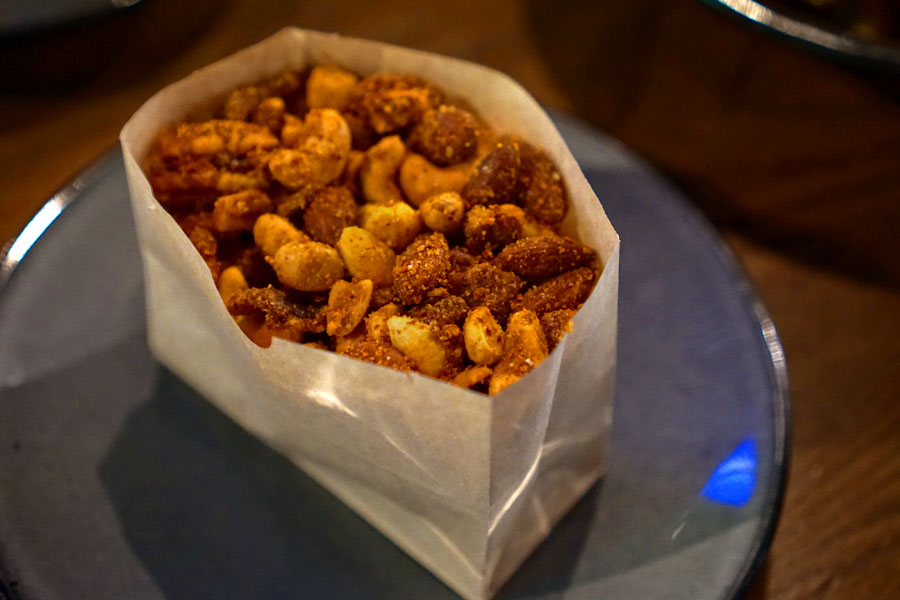 Bar Nuts w/ bacon