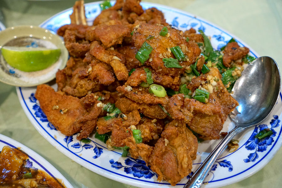 Fried Pork Chop with Salt & Pepper