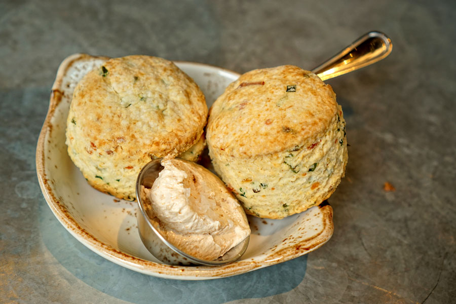 Kimchi-Cheddar Biscuits