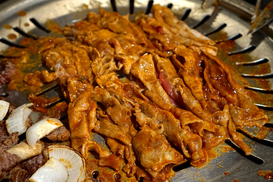 Yeoltan Bulgogi (Cooking on Grill)