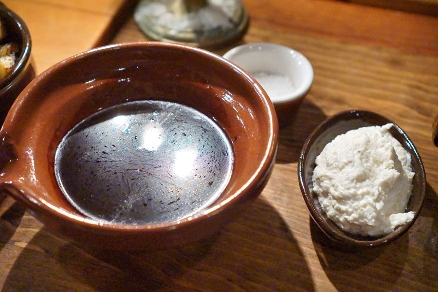 Beef Jus, Prepared Horseradish, Maldon Salt