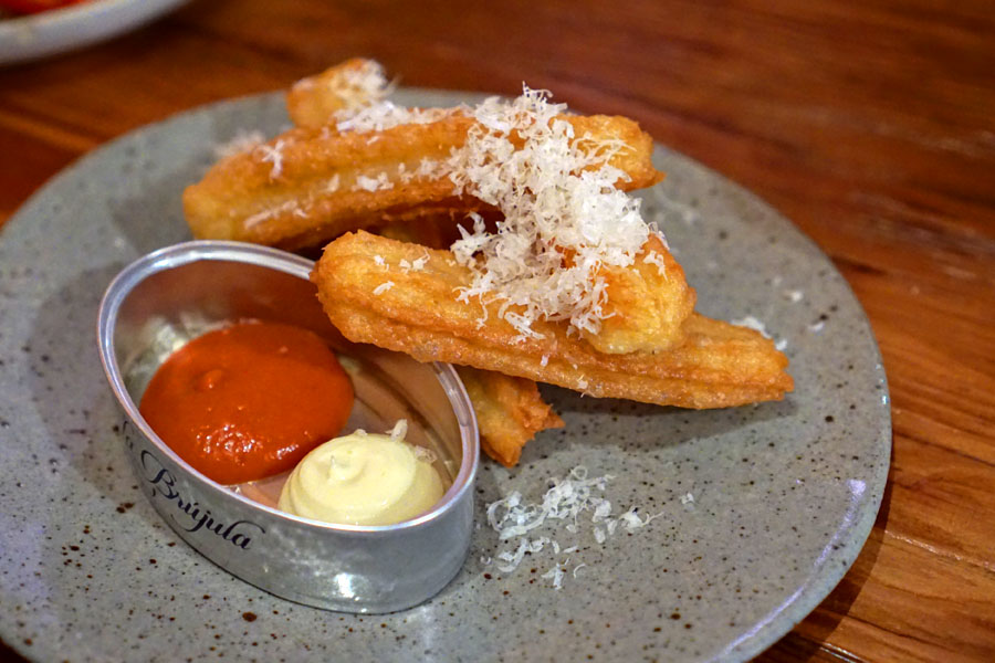 Churros de Patatas Bravas