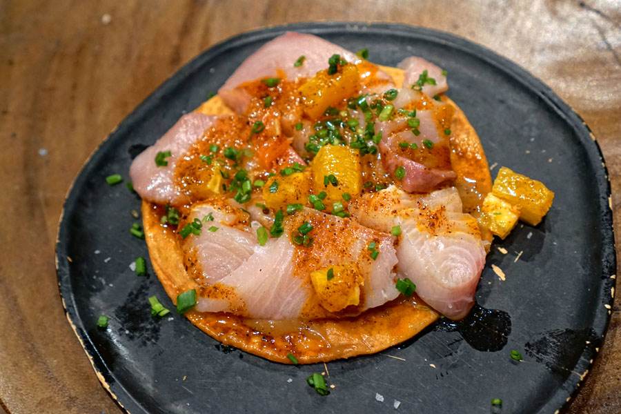 Hamachi Tostada