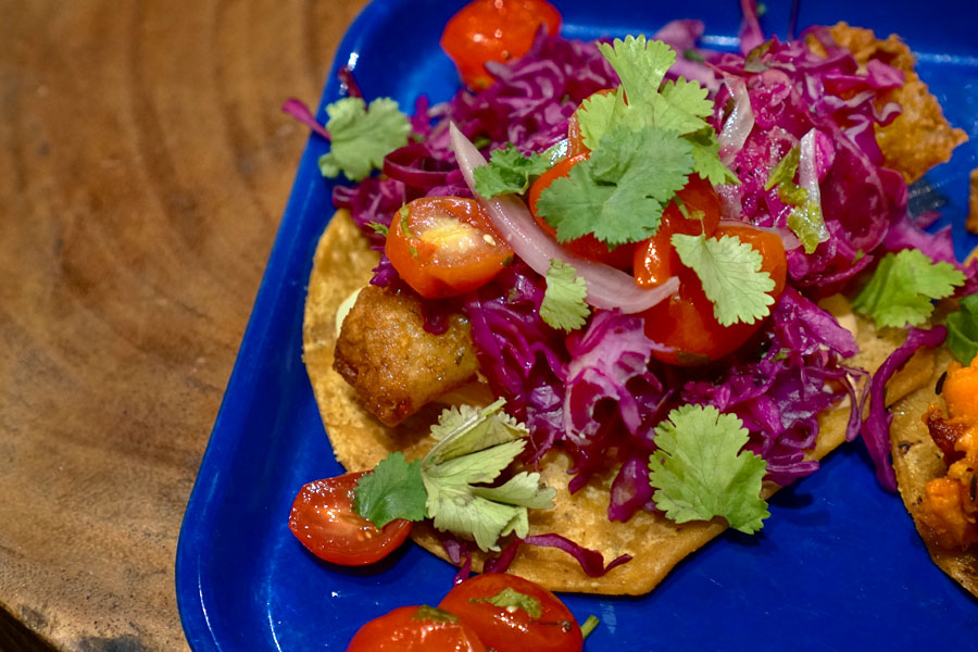 Baja Fried Cod Taco