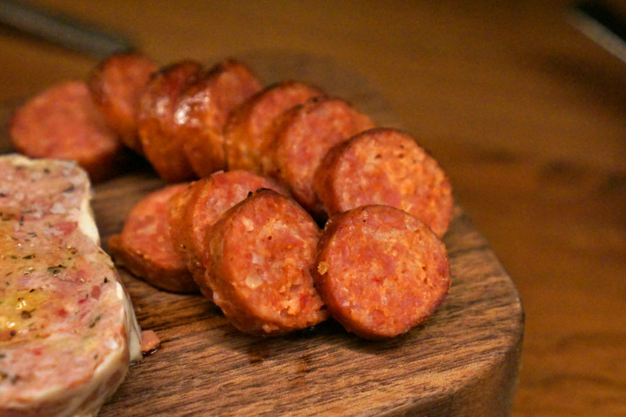 Saucisse de Muscadet Confit