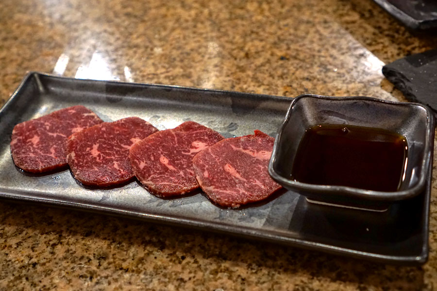 Washugyu Sashimi with Smoked Shoyu