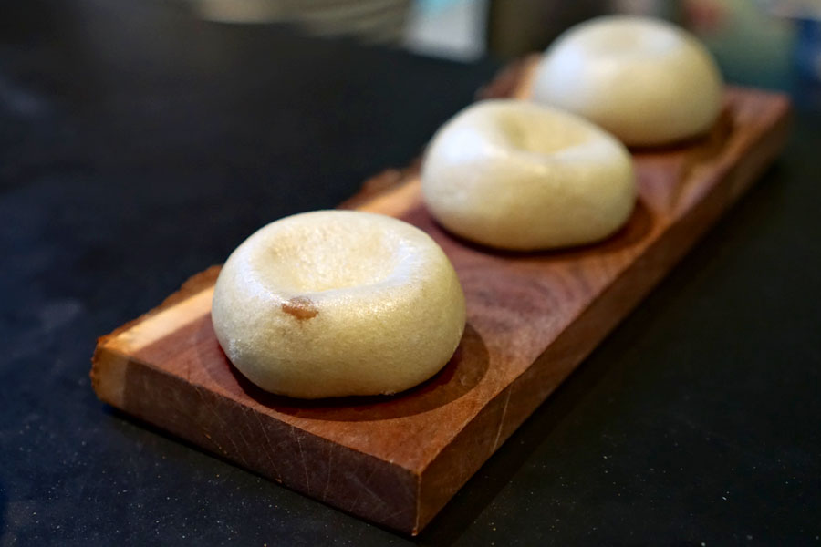 Gaggan, Bangkok, Cheese Porcini Pav