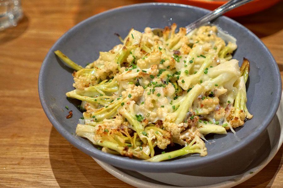 Sprouting Cauliflower Gratin