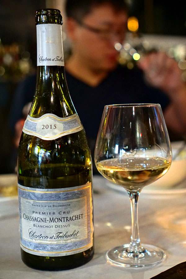 2015 Chartron et Trébuchet Chassagne-Montrachet 1er Cru Blanchots Dessus