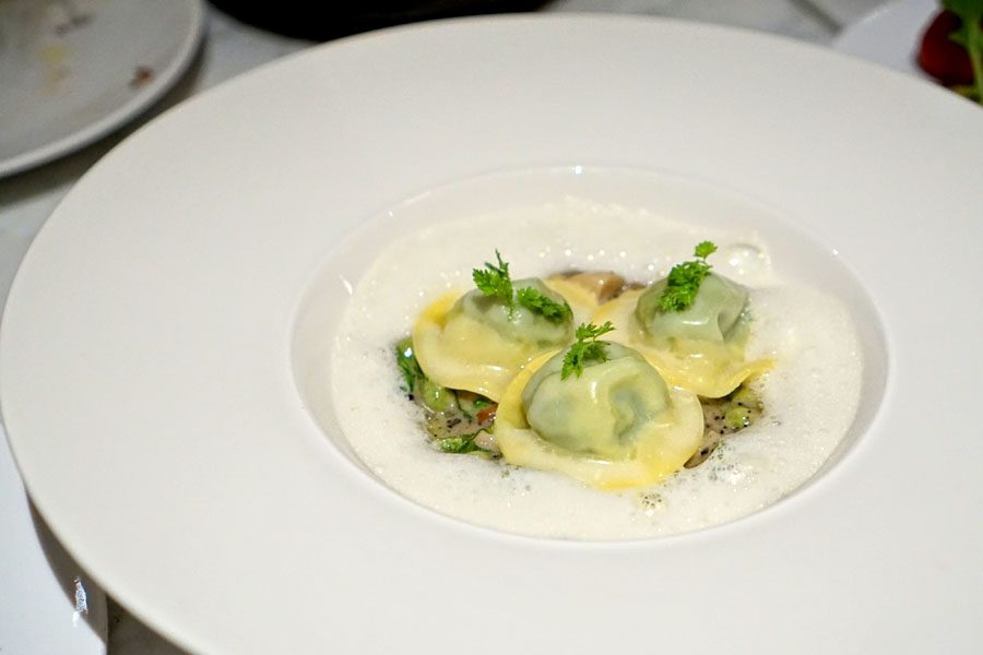 English Pea Ravioli