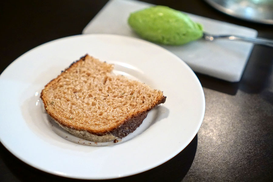 Rosemary-Thyme Bread and Basil-Mint-Parsley Butter